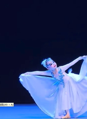 桃李杯青青之鸾舞蹈服古典舞演出服飘逸大摆裙朱鹮艺考少儿表演服