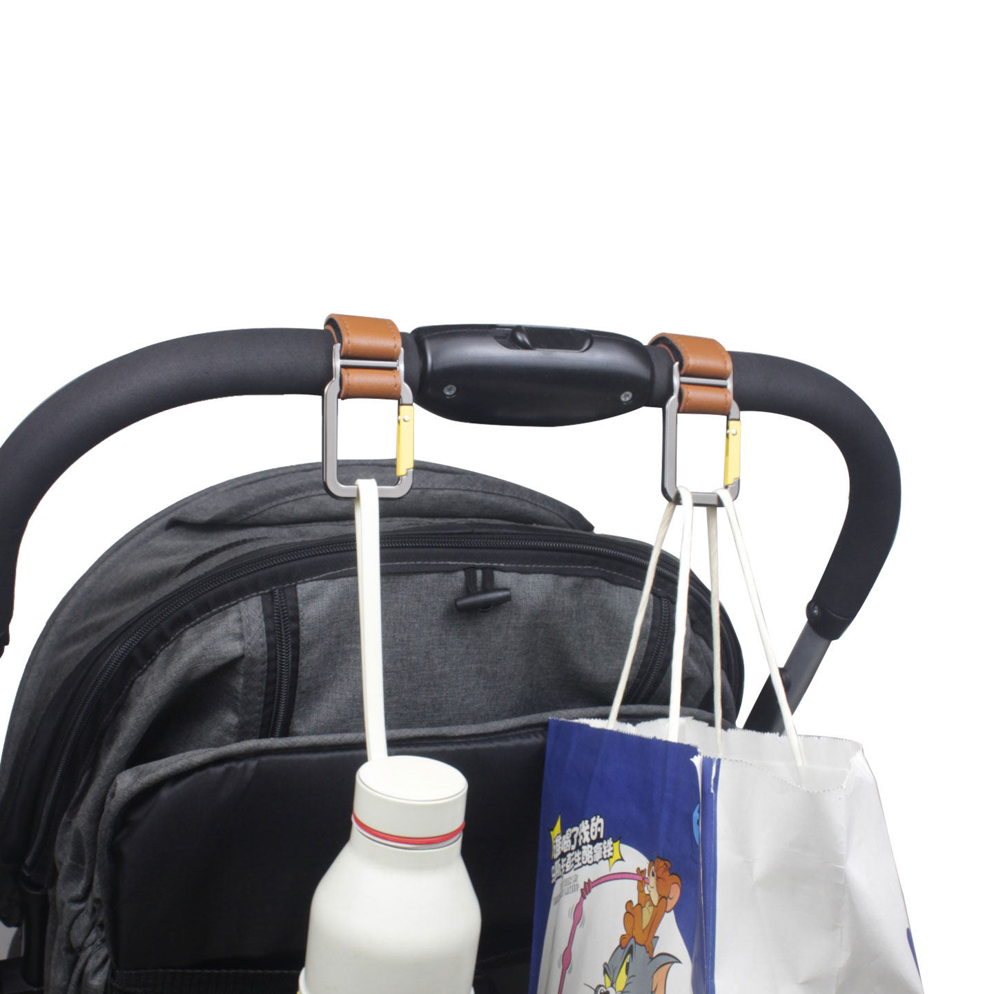 高品质儿童推车挂钩扣锌合金婴儿车挂包钩宝宝出行多功能置物挂勾 - 跨境爆款母婴用品店出品