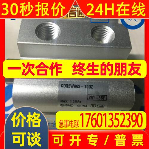 CDQ2WA63-10DZ日本原装双杆薄型气缸