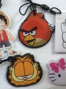 uid滴胶卡可擦写卡钥匙扣空白卡可复制IC卡门禁卡电梯1356MHZ