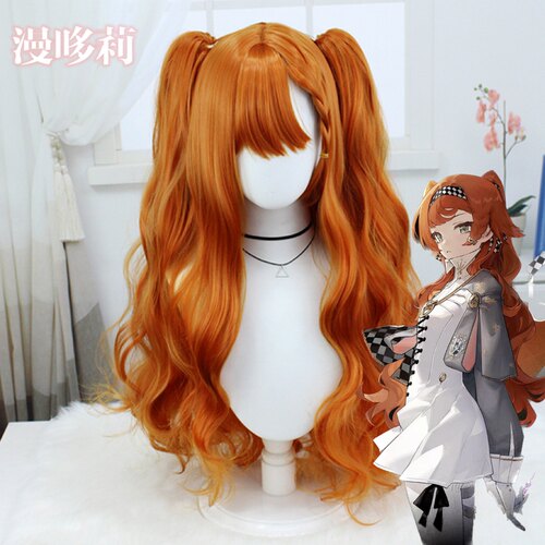 重返未来1999 十四行诗cos假发仿真头皮搭配双虎口夹cosplay假毛