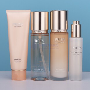 弹润透亮淡纹紧致抗初老护肤品 珀莱雅双抗水乳精华清爽型组合套装