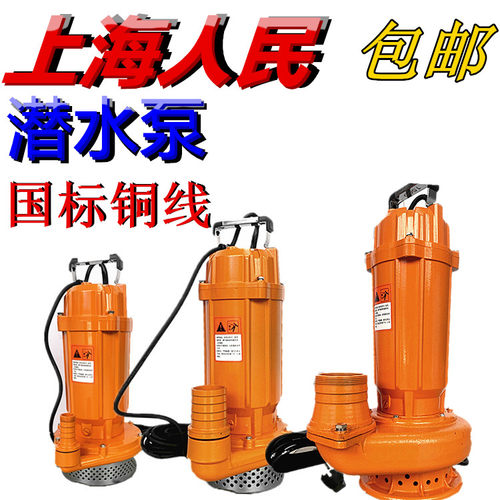 潜水泵农用高压浇菜抽水220V380V