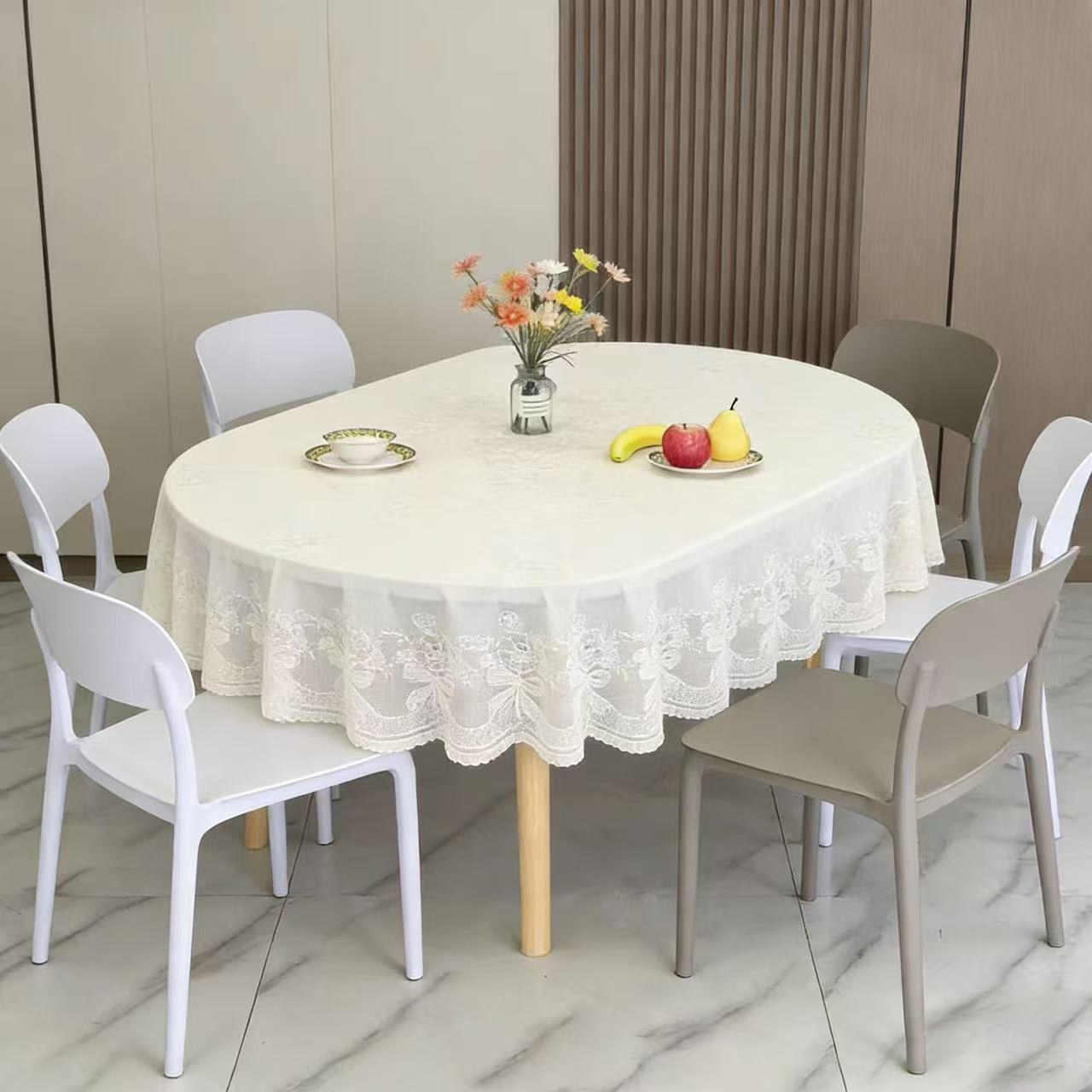 塑料桌垫正方形桌布防油免洗餐桌布长方形防水茶几台布椭圆形桌布