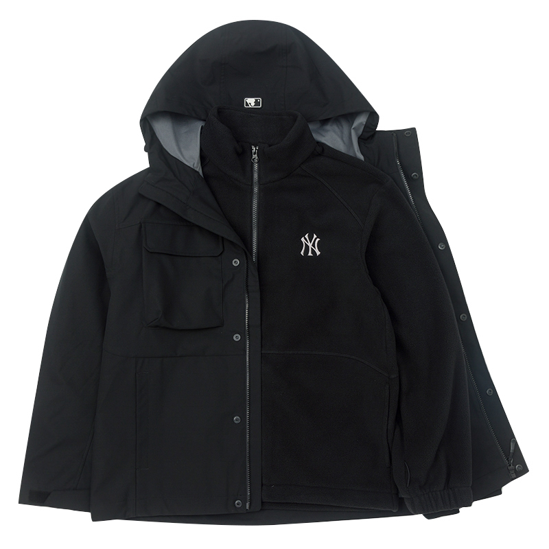 MLB梭织夹克25年秋季中性3AWJB0156-50BKS