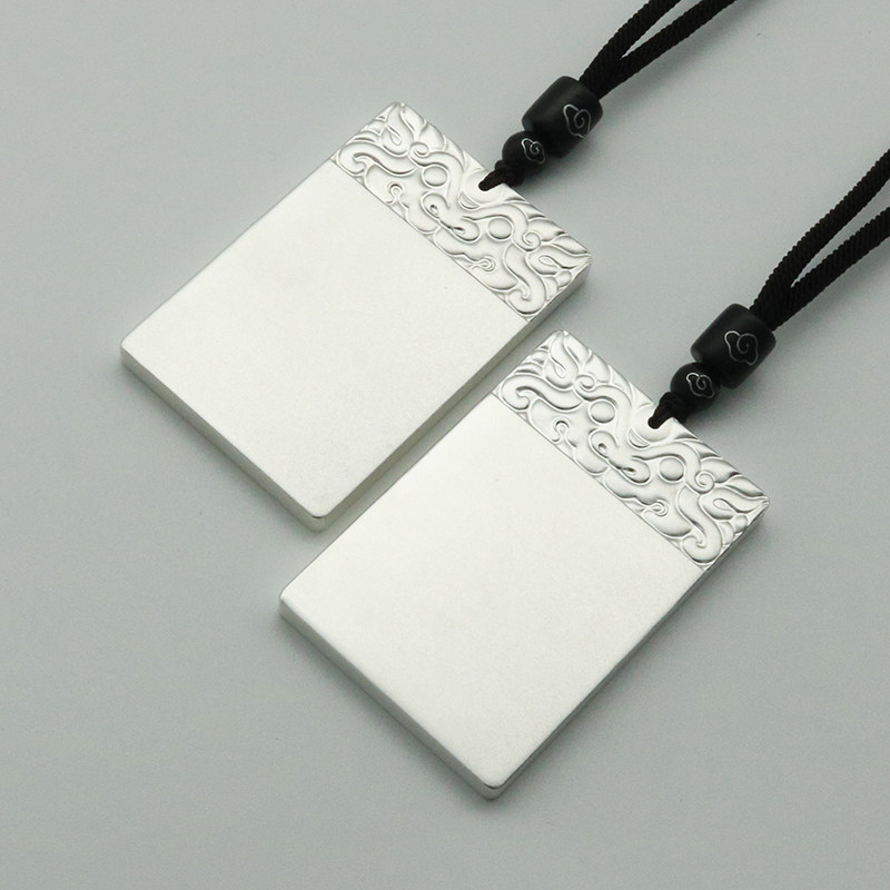 刻字古风神兽平安无事牌把玩吊坠