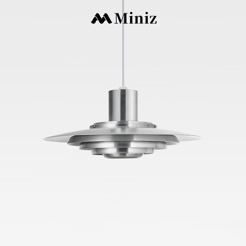 Miniz北欧吊灯现代简约餐厅灯铝材多层灯具设计师款创意飞碟吊灯 - 实物图