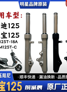 适用豪爵红宝UM125T-C踏板车避震灵迪HJ125T-18A/C/D/E/F前减震器