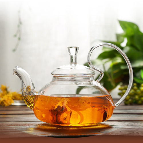 耐高温不锈钢弹簧滤网套装花茶壶