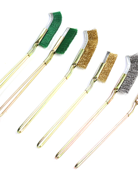 厂家直销钢丝刷铜丝刀刷不锈钢丝刷清洁除锈刷尼龙丝刷迷你铁刷子