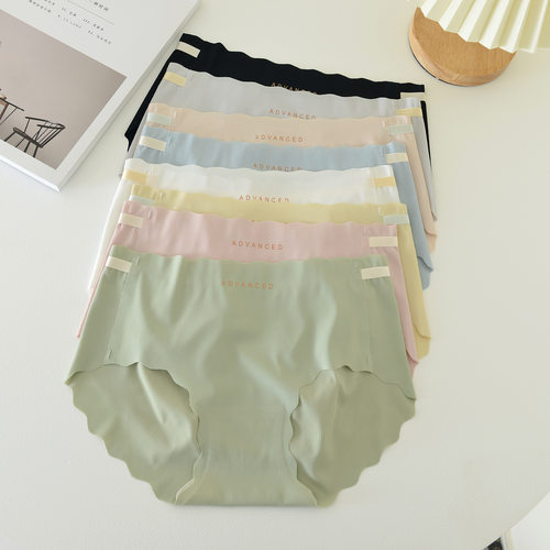 冰丝无痕内裤少女防滑蚕蛹抗菌