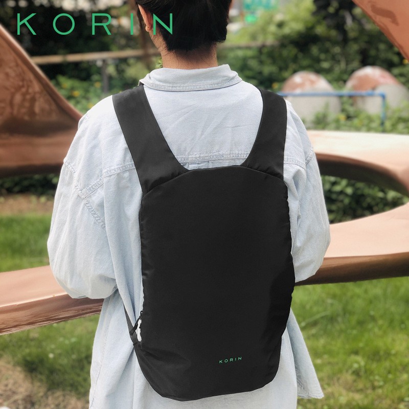 Korin原创超轻薄款双肩包男女户外旅行背包防水简约轻便书包潮流 箱包皮具/热销女包/男包 双肩背包 原图主图