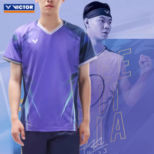 专业短袖 训练 大赛运动服李梓嘉同款 2026victor胜利羽毛球服男女款