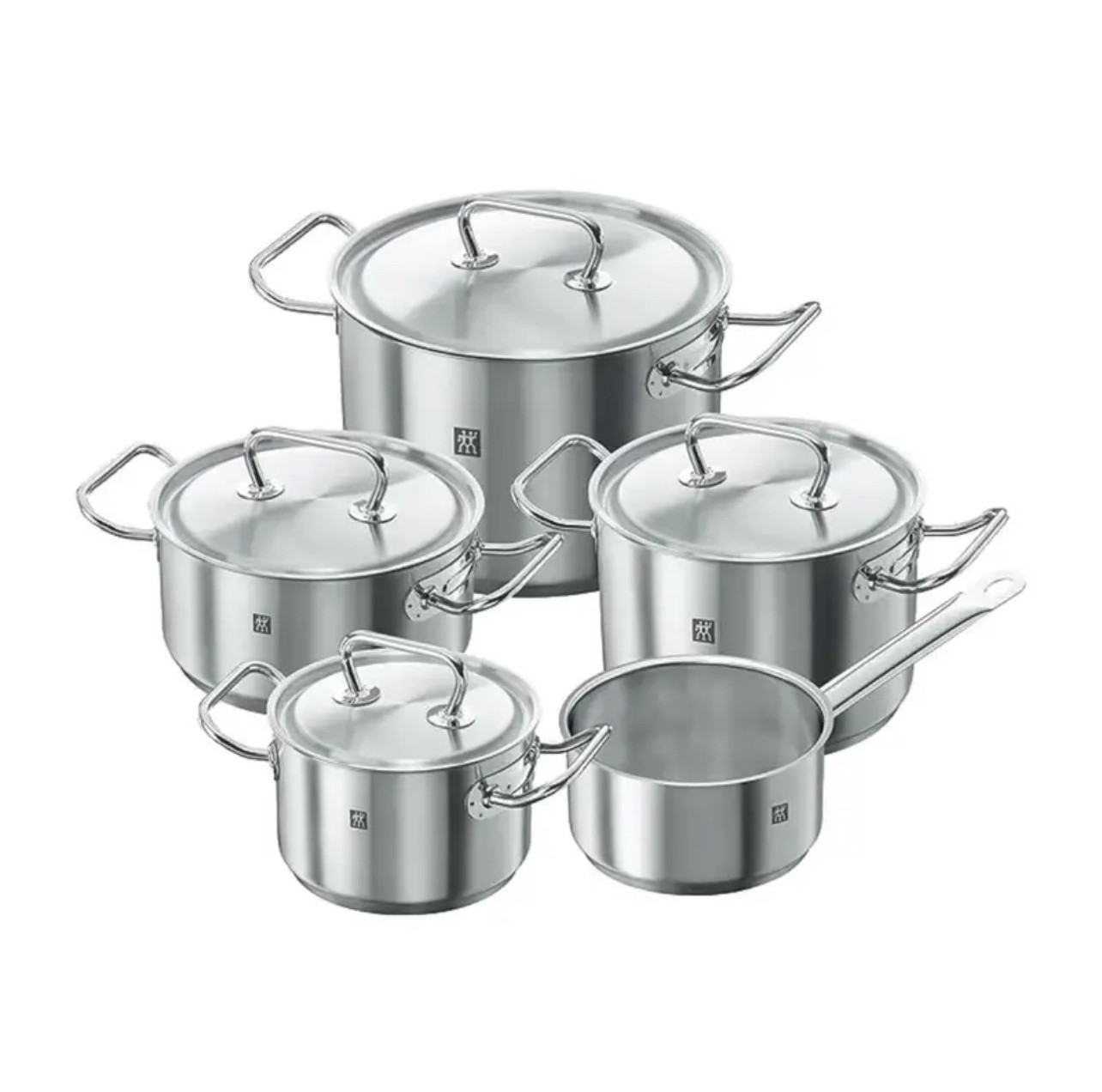 现货双立人德国原装进口锅具套装厨房不锈钢汤锅炖锅组合锅具套装