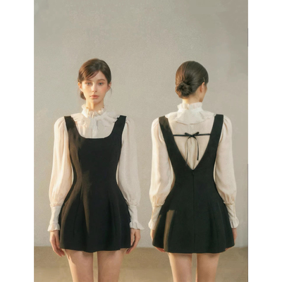 SeaRisen01/25AM10:00巴洛克千金灯笼袖复古衬衫设计感小众上衣