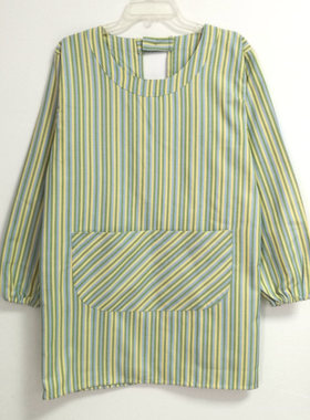 长袖工装制工作服围裙围兜卡通简约清洁日式日本家务厨房打扫用品