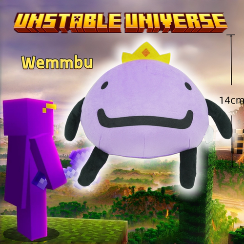 跨境Unstable Universe Wemmbu 温布毛绒玩具我的世界不稳定玩偶
