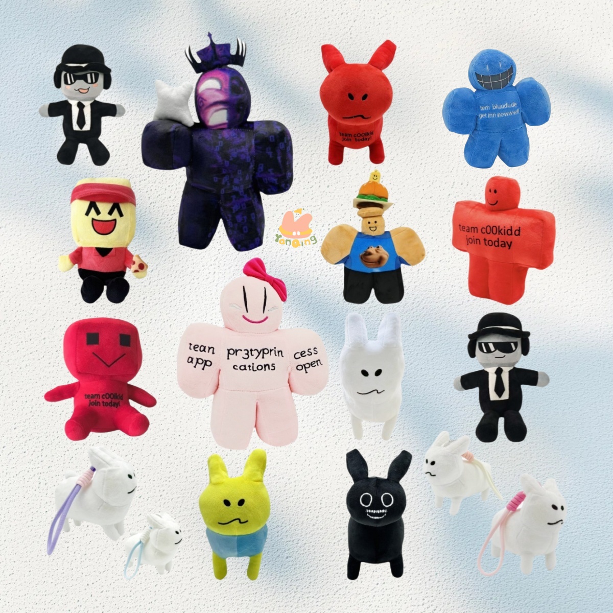 新款跨境Roblox Forsaken c00lkidd毛绒玩具兔子玩具公主游戏玩偶