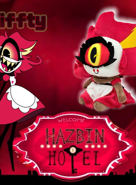 hazbinhotelNiffty妮芙蒂地狱客栈沃克斯VOX鲨鱼shok.wav毛绒玩具