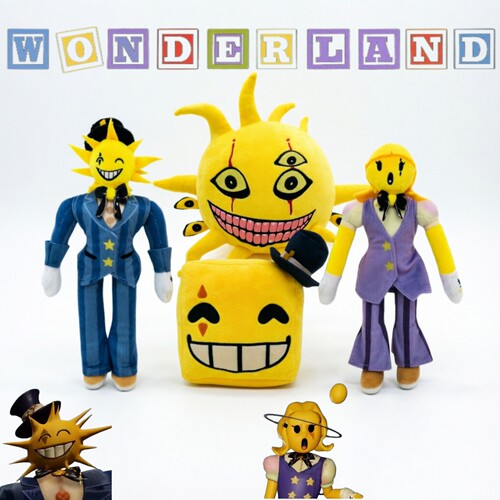 Roblox WONDERLAND仙境游戏奇迹太阳公仔wander毛绒玩具节日礼物
