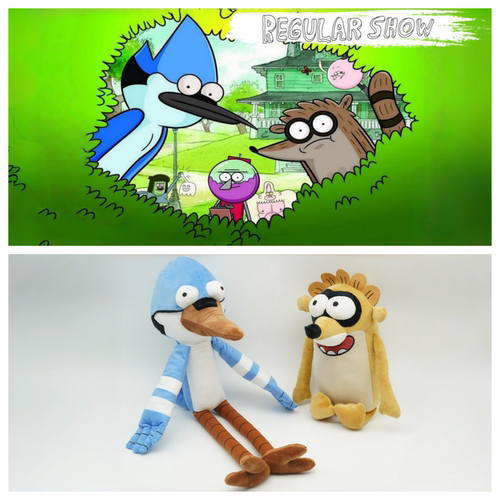 Regularshow浣熊毛绒公仔礼物