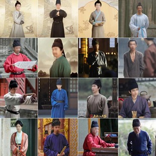 范仲淹张优曾巩韩愈孟郊同款 古装 诗人服文人书生唐宋八大家柳宗元