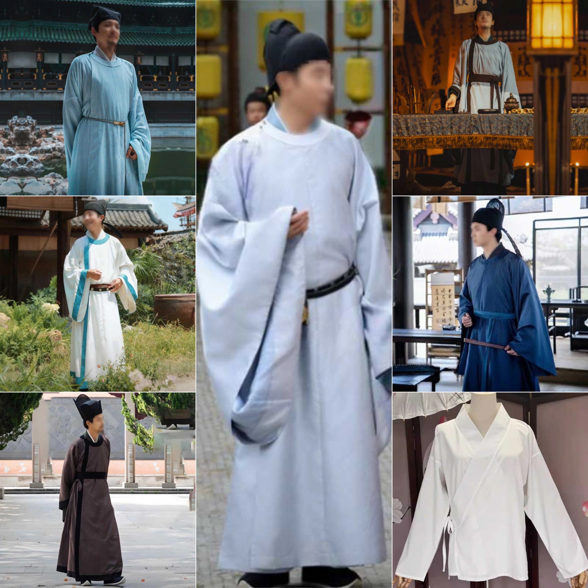 书生文官便服大袖衫宋朝诗人文人