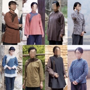民国女士棉麻丫鬟村姑农民老百姓古装影视剧古装乔家大院同款服装