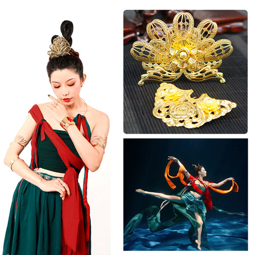 水下洛神舞舞蹈服装敦煌仙女飞天汉服演出服异域性感主题影楼古装