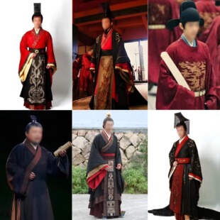 短剧网剧大臣文人官服影视古装皇帝服美人心计汉代皇帝扮演表演服