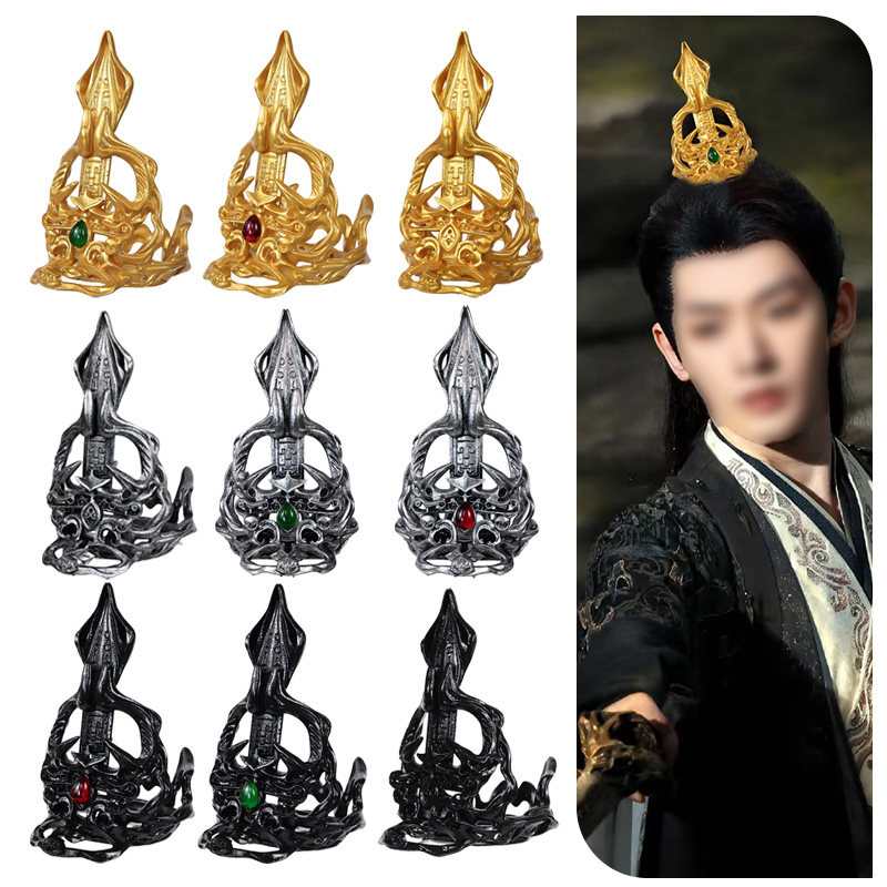 影视头冠仙侠风古装将军发冠男古风束发树脂发冠影视剧古装妆造,饰品/流行首饰/时尚饰品新,发饰,淘宝优惠券,粉丝福利购,淘宝优惠卷