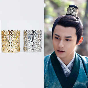 新款原创古装男士头冠影视造型发冠古风cos男发冠汉服男头饰F-006