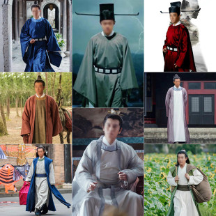 书生包公包拯大人同款宋朝服圆领古装大袍演出服影视臣服官员服装