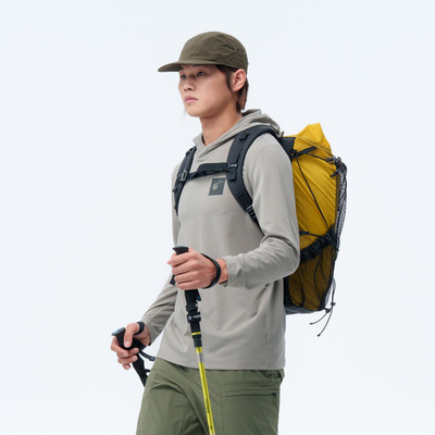 隐者山之道溟波华夫格帽衫