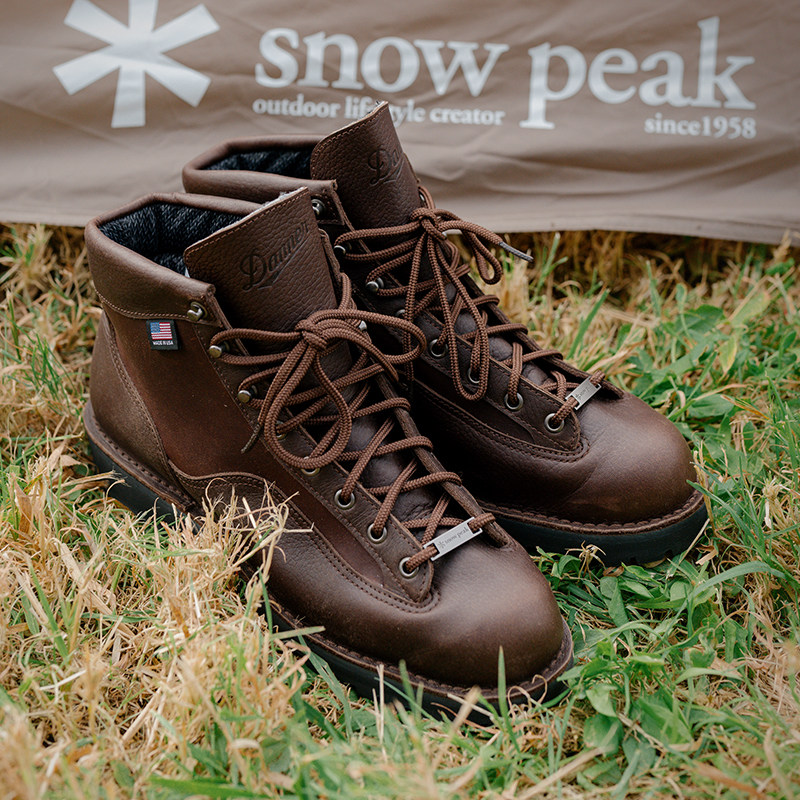 Danner丹纳 Snowpeak联名款Danner Light中帮男女防水美式工装靴