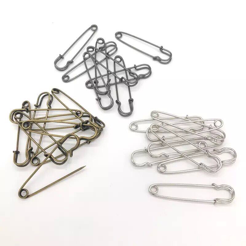 다채로운 대형 안전핀 복고풍 간단한 장식 핀 카디건 스웨터 코트 핀 버클 브로치 여성 핀 버클