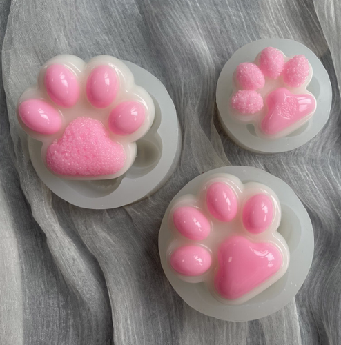 可爱猫爪熊爪液态滴胶硅胶模具