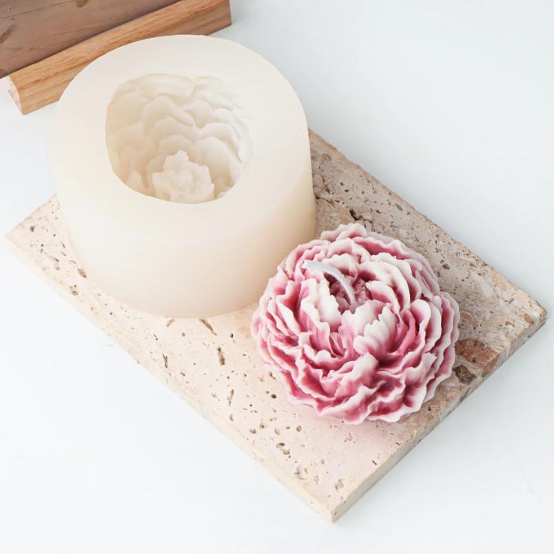 牡丹花手工皂石膏diy食品级