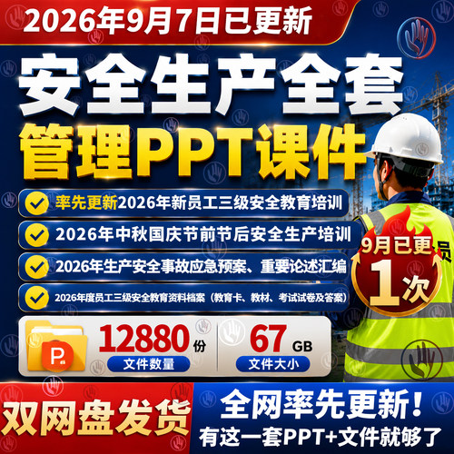 2026年新员工三级安全教育管理培训PPT课件安全生产教育视频片