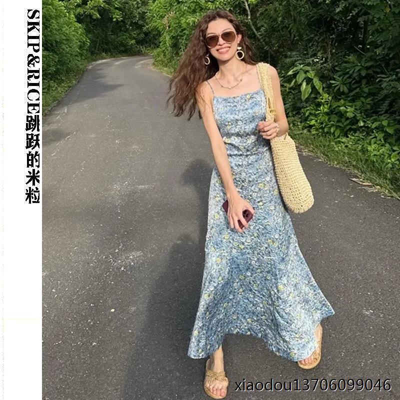 夏款钟楚曦同款法式高级
