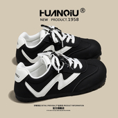 子板鞋 环球巨好看黑色德训鞋 2026超火鞋 爆款 ins潮百搭小众 女新款