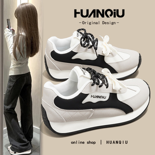 环球vibe风鞋子颜控跑步运动鞋女2026新款爆款百搭学生轻便阿甘鞋