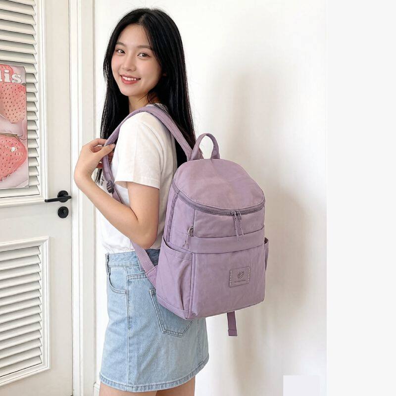 2026拉链盖水桶包水杯伞位后防盗袋男女轻双肩背大学生游玩小书包