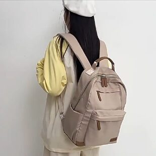 2026旅游减负拉杆插带后暗袋水瓶位文艺男女手提双肩背大学生书包
