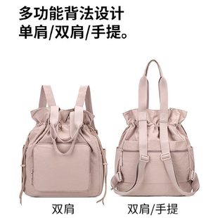 春节不打烊束口手提单肩双肩背大中学生书包减负拉杆插带水杯伞位