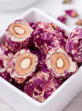 新疆特产西塞果农玫瑰花味奶枣500g巴旦木夹心奶枣休闲小零食