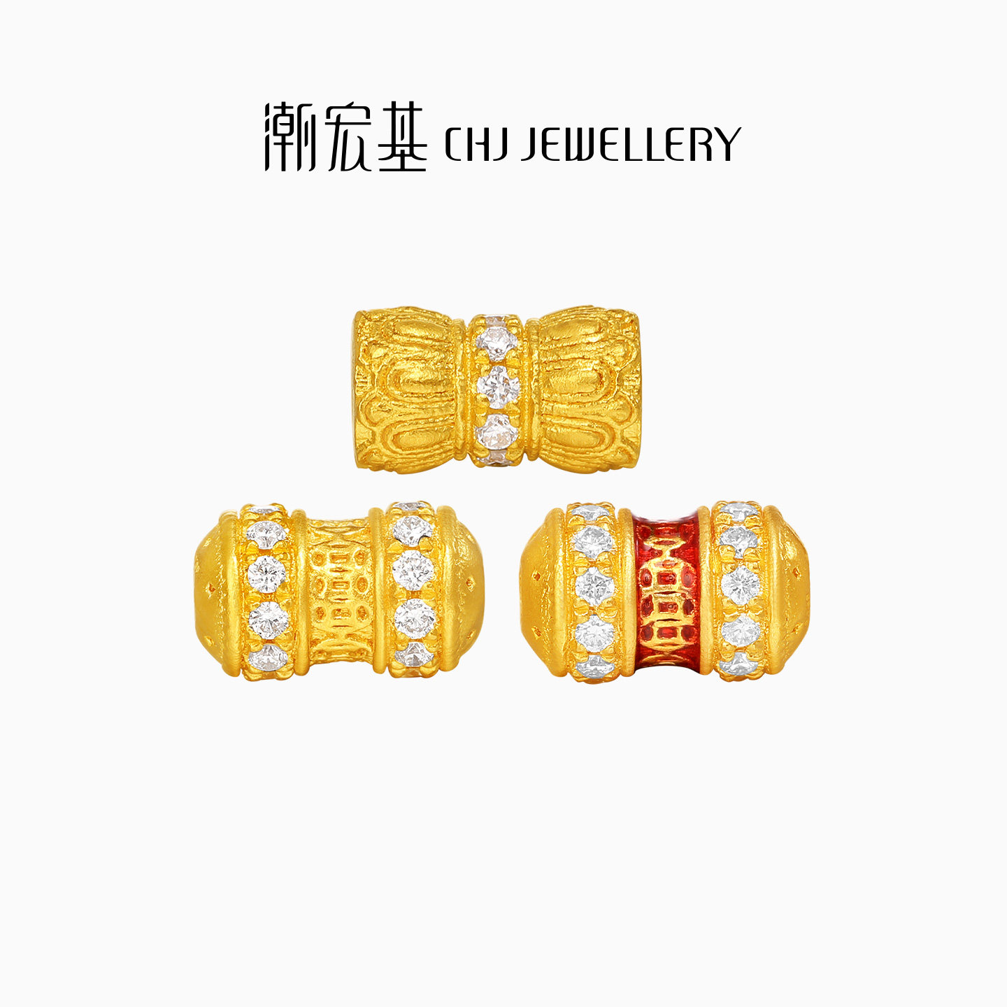 潮宏基臻金国色黄金串珠足金路路通转运串珠古法钻石有进有赚礼物,黄金,细金工艺定价路路通,淘宝优惠券,粉丝福利购,淘宝优惠卷