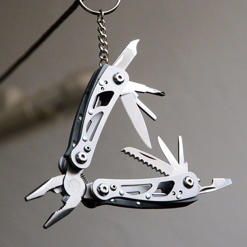 edc全钢镂空迷你便携多功能钳