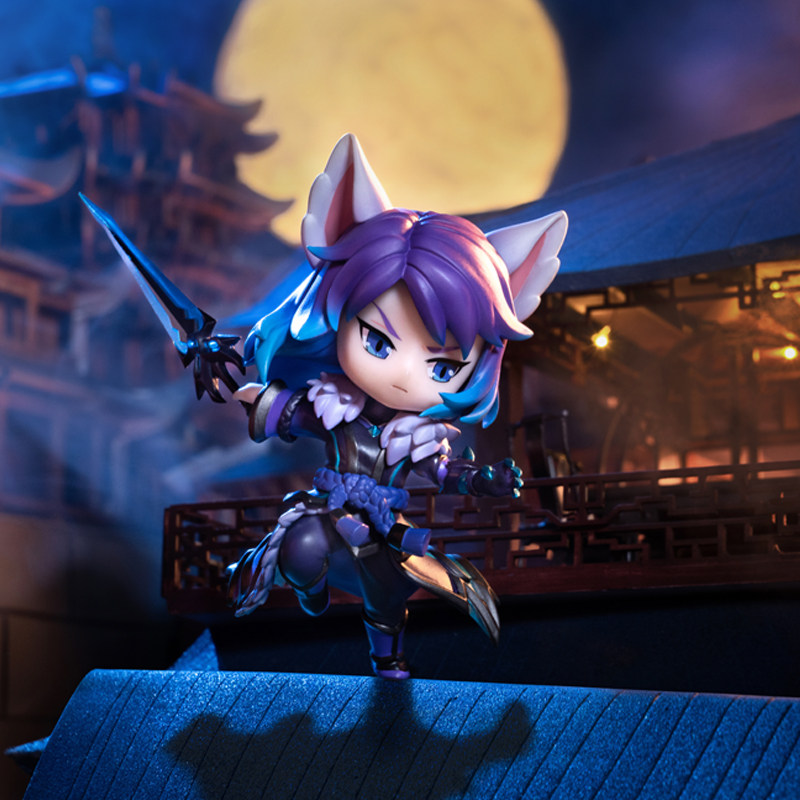 王者荣耀little cute heroes千年之狐李白荣耀典藏版手办礼品盒