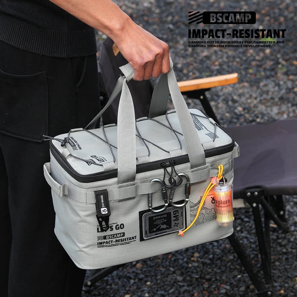 【BSCAMP】22L铝箔保温包户外冷藏冰包保温包送餐包炉具气罐包